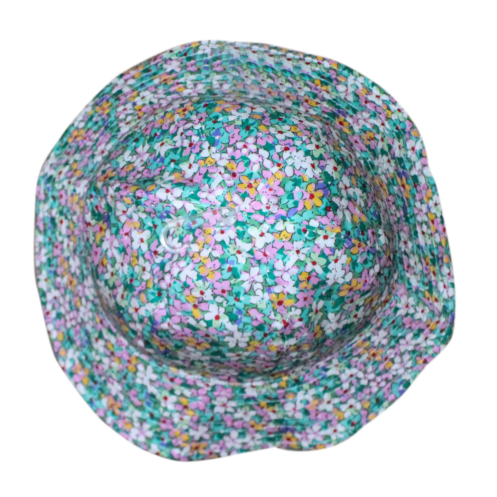 Cancer Council | Levi Bucket - Top | Green Floral | UPF50+ Protection