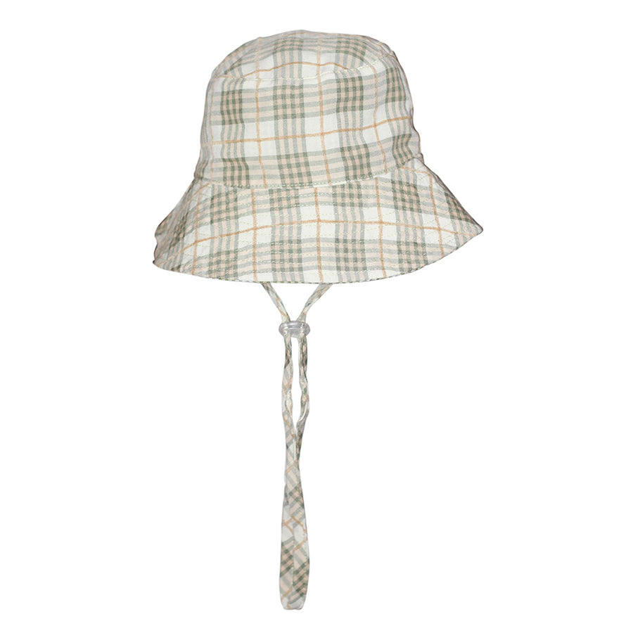 Cancer Council | Dale Reversible Bucket Hat - Flat | Green | UPF50+ Protection