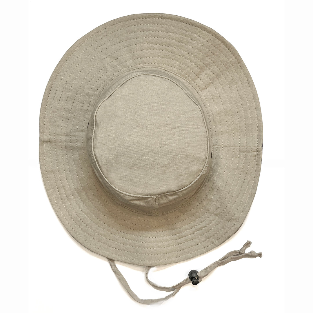 Cancer Council | Symonds Cricket Hat - Top | Beige/Navy | UPF50+ Protection