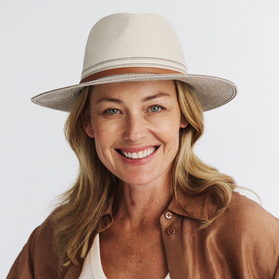 Cancer Council | Heritage Town & Country Hat - Lifestyle | Ivory/Bronze | UPF50+ Protection