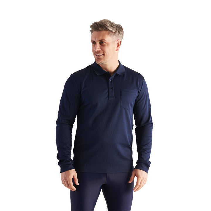 Mens Long Sleeve Polo