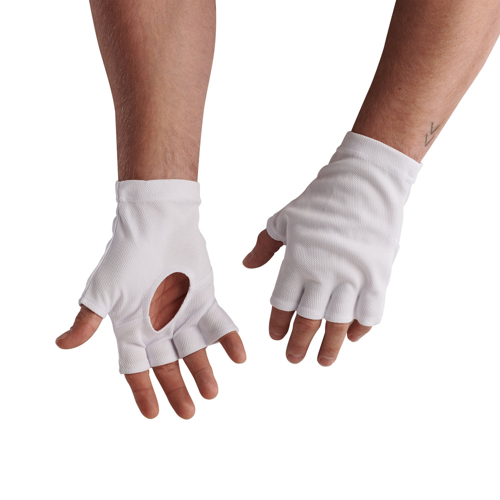 Unisex Sun Gloves - White