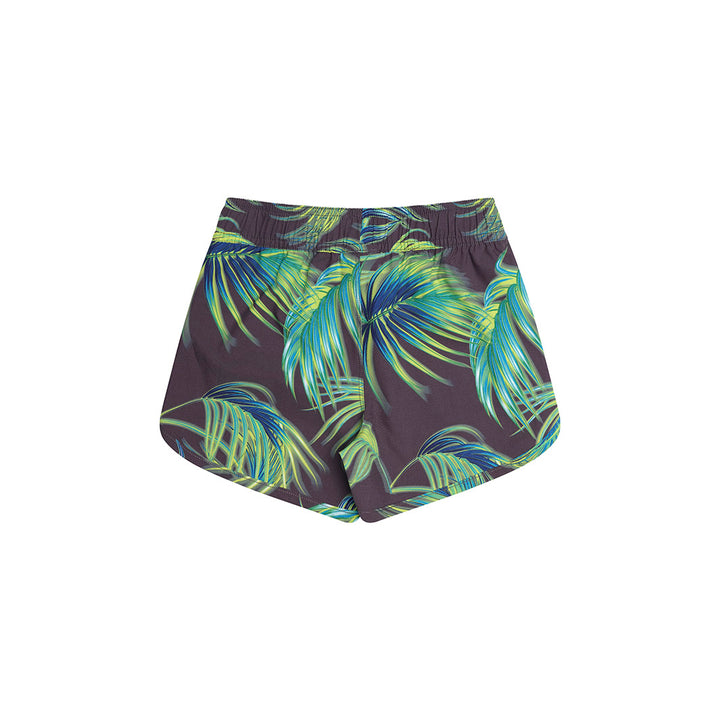 Cancer Council | Palm Breeze Boardshorts - Flat Back | Phantom | UPF50+ Protection