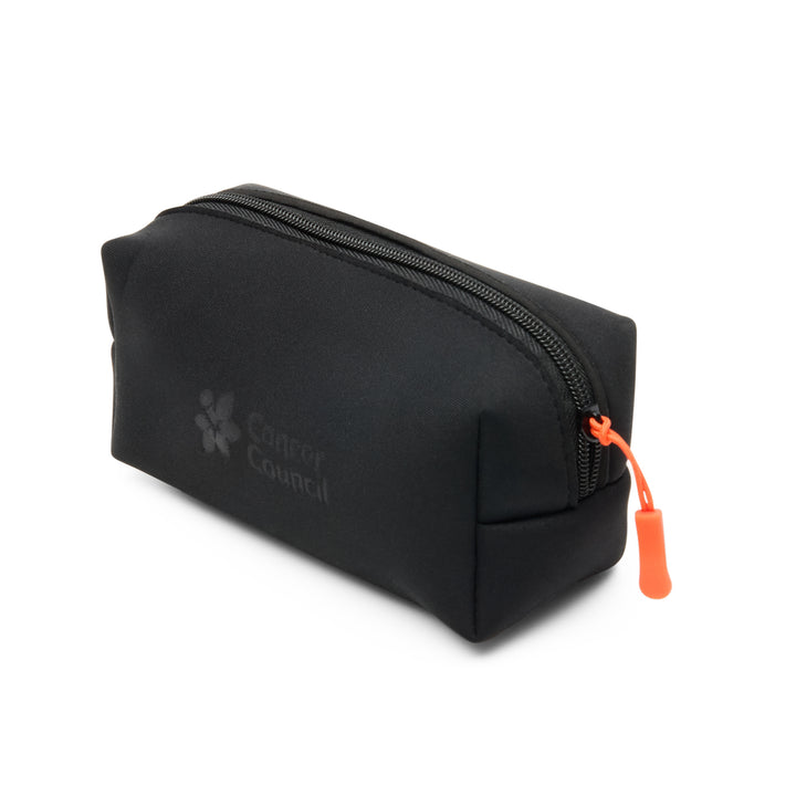 Cancer Council | Neoprene Sunglasses Pouch | Black | Angle