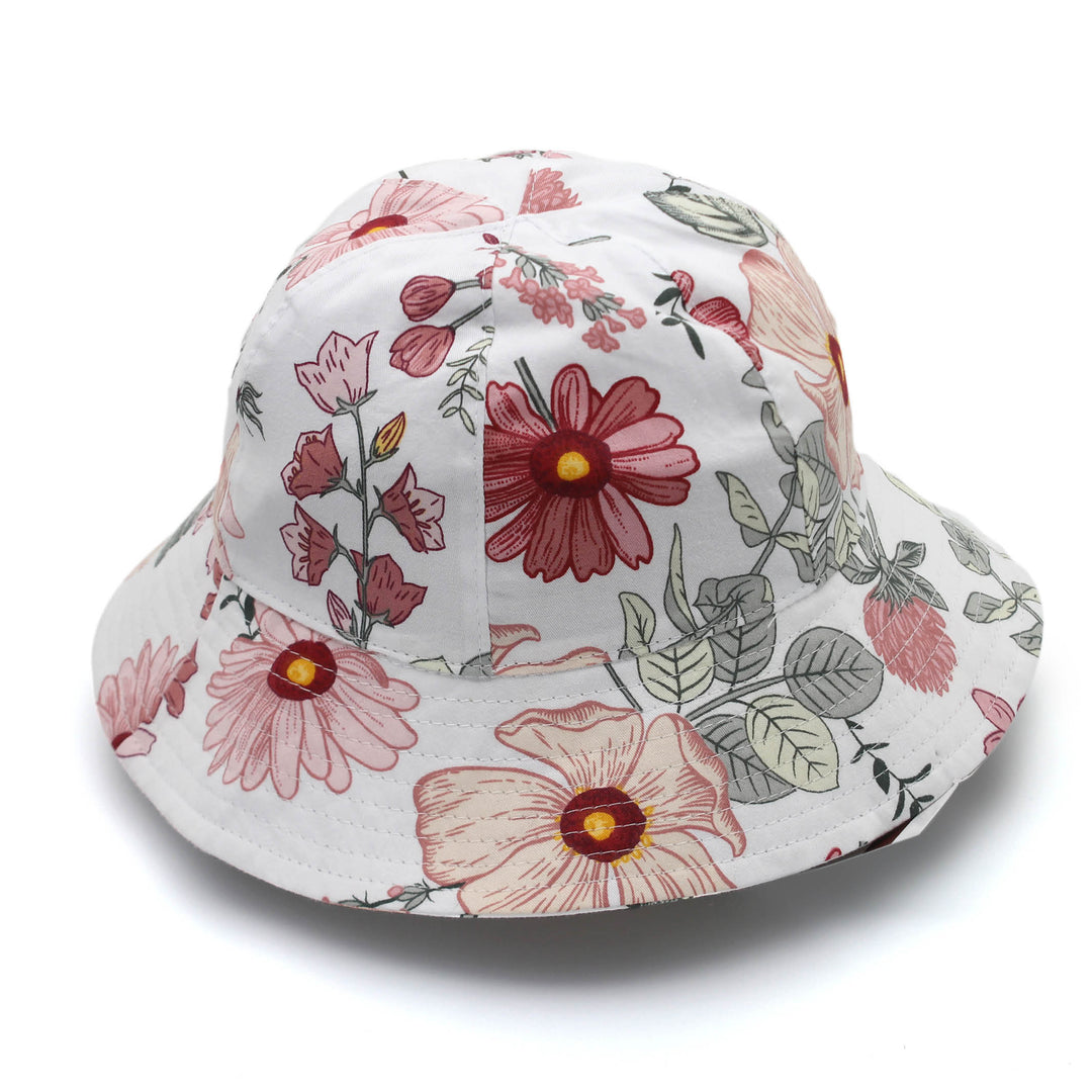 Blair Bucket Hat White Flower - Main Image