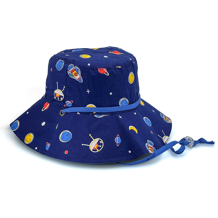 Cancer Council | Robin Bucket Hat - Angle | Navy Space | UPF50+ Protection