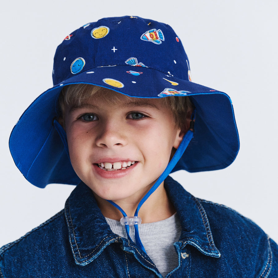Cancer Council | Robin Bucket Hat - Lifestyle | Navy Space | UPF50+ Protection