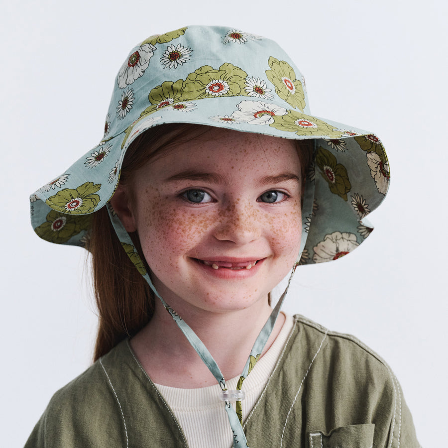Cancer Council | Flora Bucket Hat - Lifestyle | Green | UPF50+ Protection