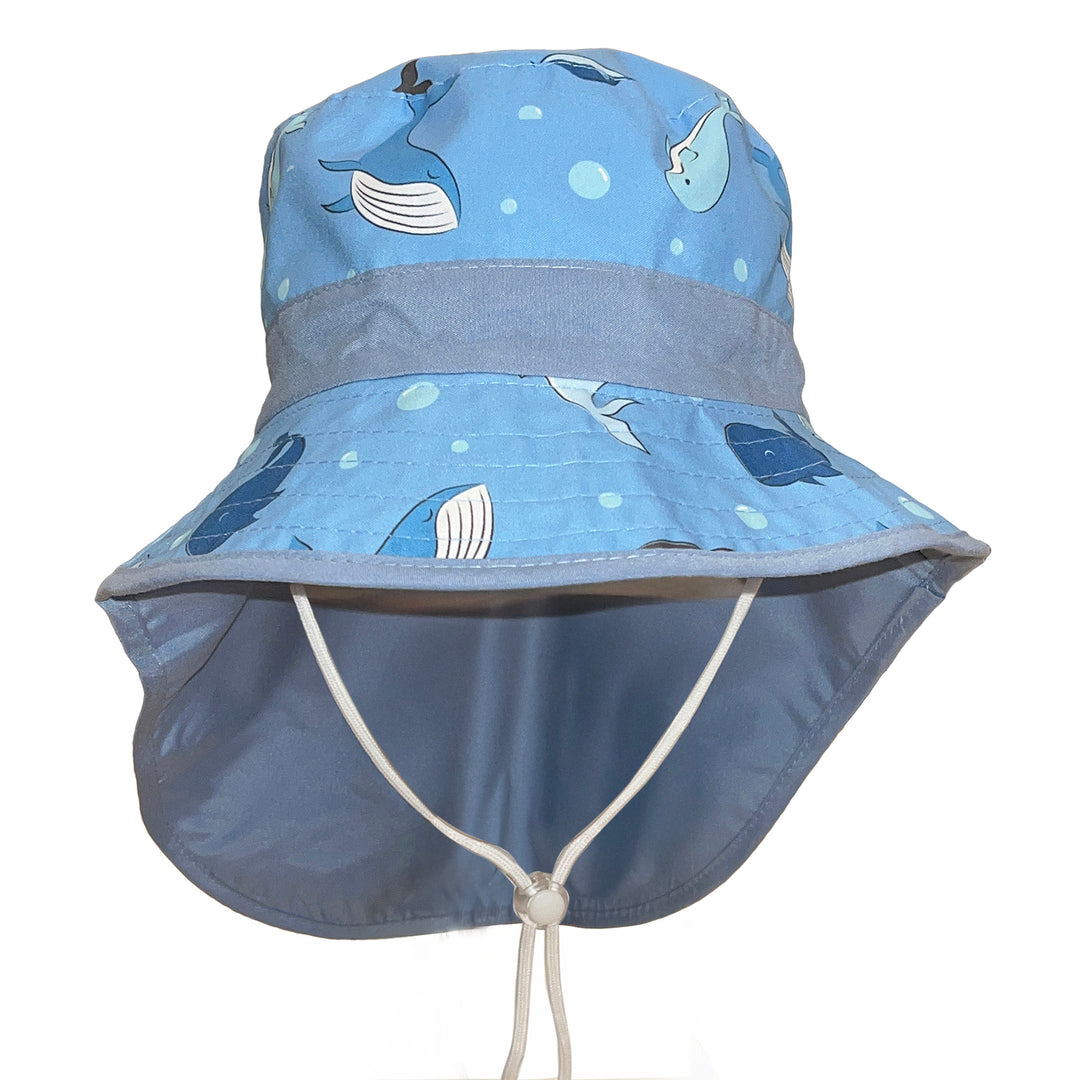 Cancer Council | Remy Legionnaire Hat - Front | Blue Whale | UPF50+ Protection