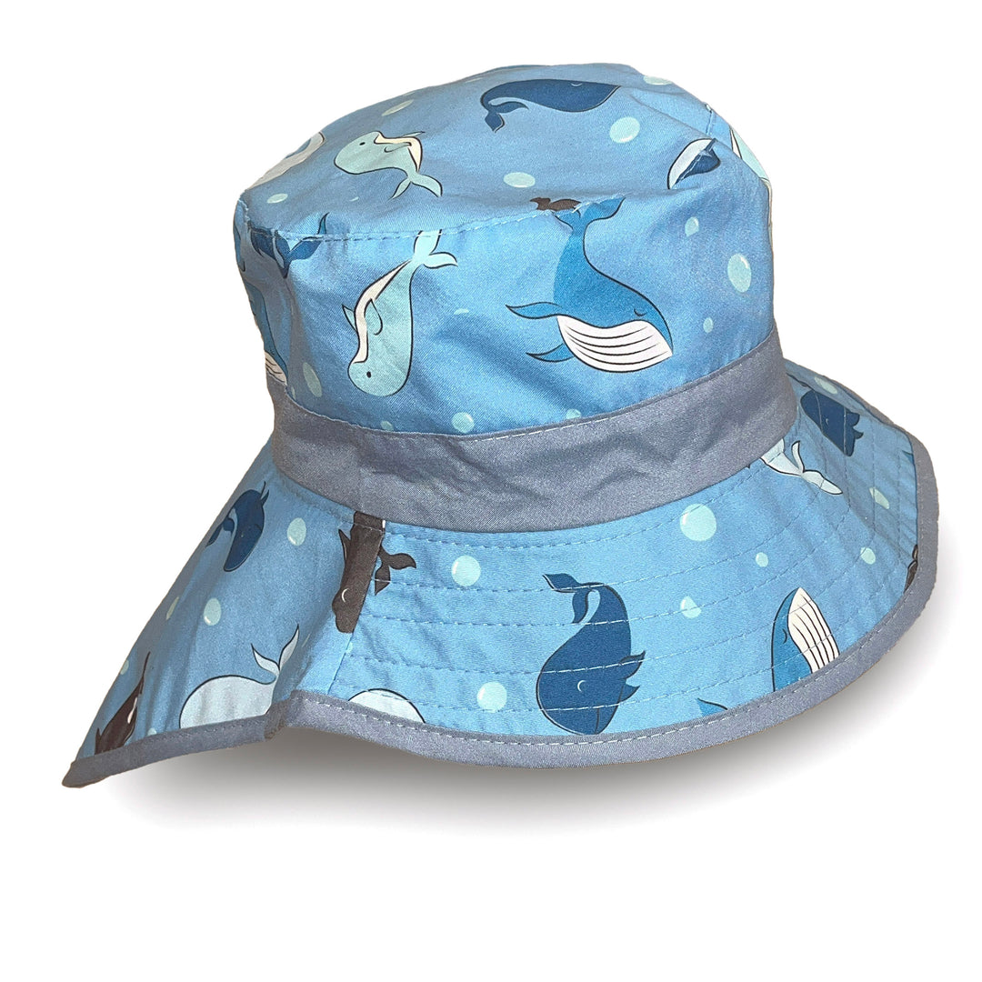 Cancer Council | Remy Legionnaire Hat - Angle | Blue Whale | UPF50+ Protection
