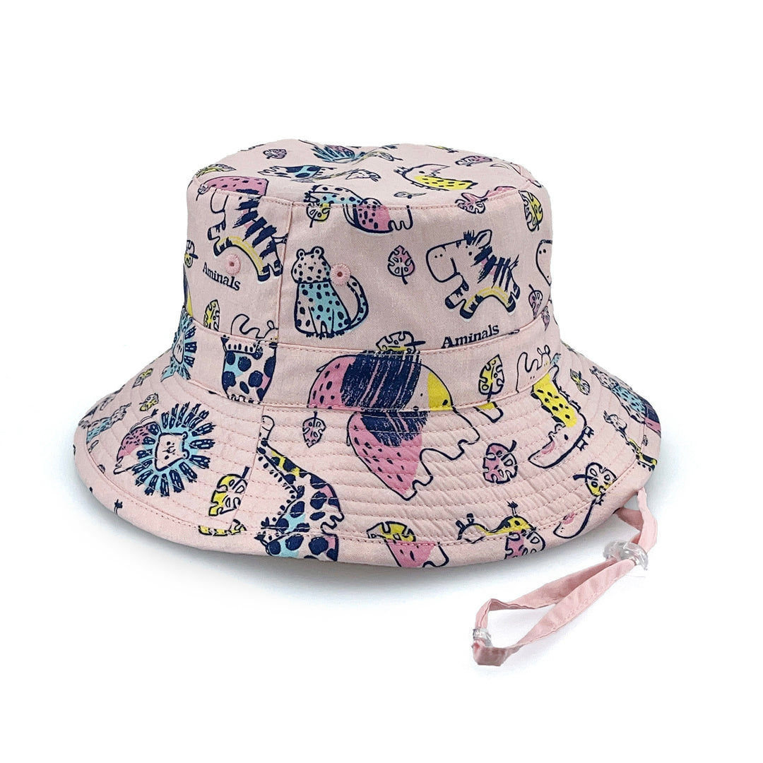 Cancer Council | Darcy Bucket Hat - Flat | Pink Zoo | UPF50+ Protection