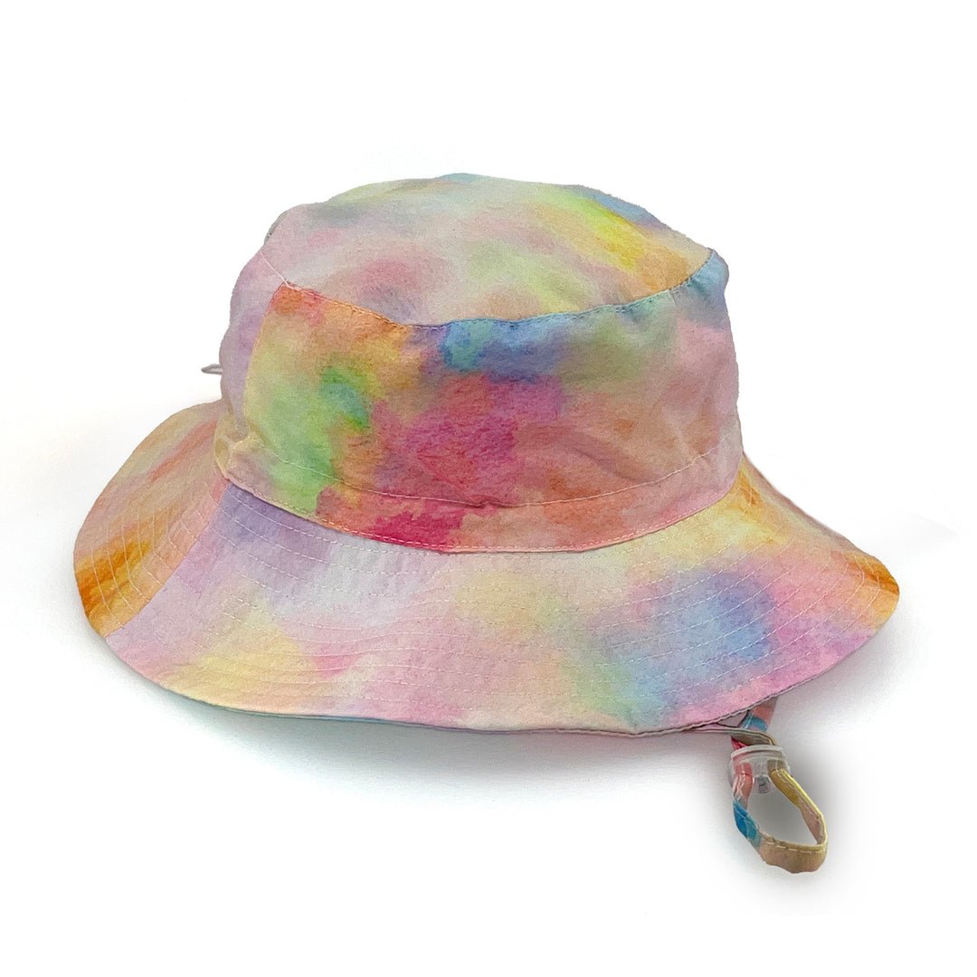 Cancer Council | Logan Bucket Hat - Flat | Pink Tie Dye | UPF50+ Protection