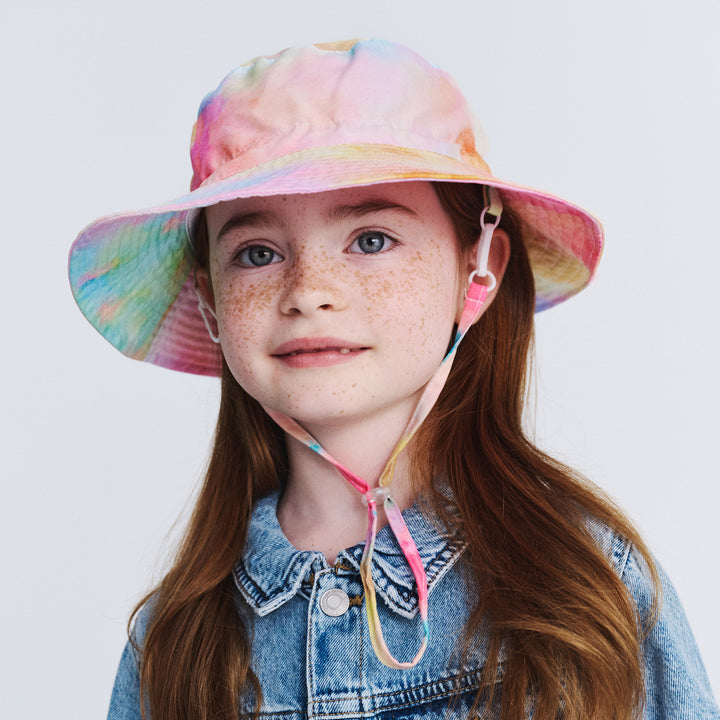 Cancer Council | Logan Bucket Hat - Lifestyle | Pink Tie Dye | UPF50+ Protection