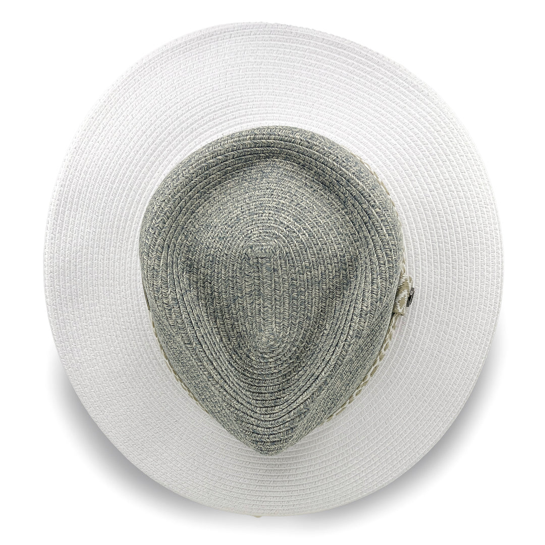Cancer Council | Nadia Fedora Hat - Top | Seafoam/White | UPF50+ Protection