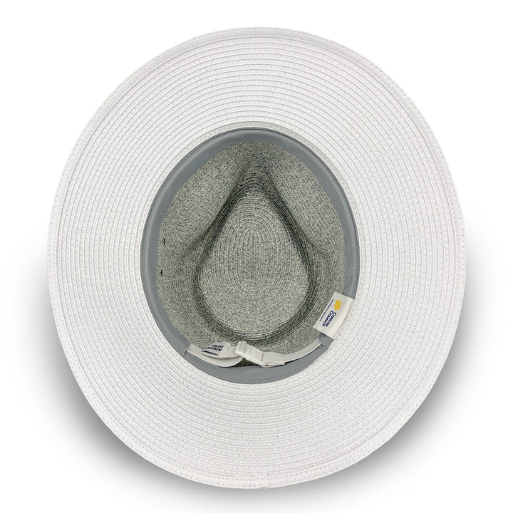 Cancer Council | Nadia Fedora Hat - Under Brim | Seafoam/White | UPF50+ Protection