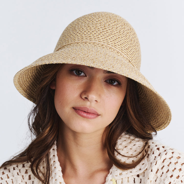 Cancer Council | Ora Bucket Hat - Front View | Natural | UPF50+ Protection