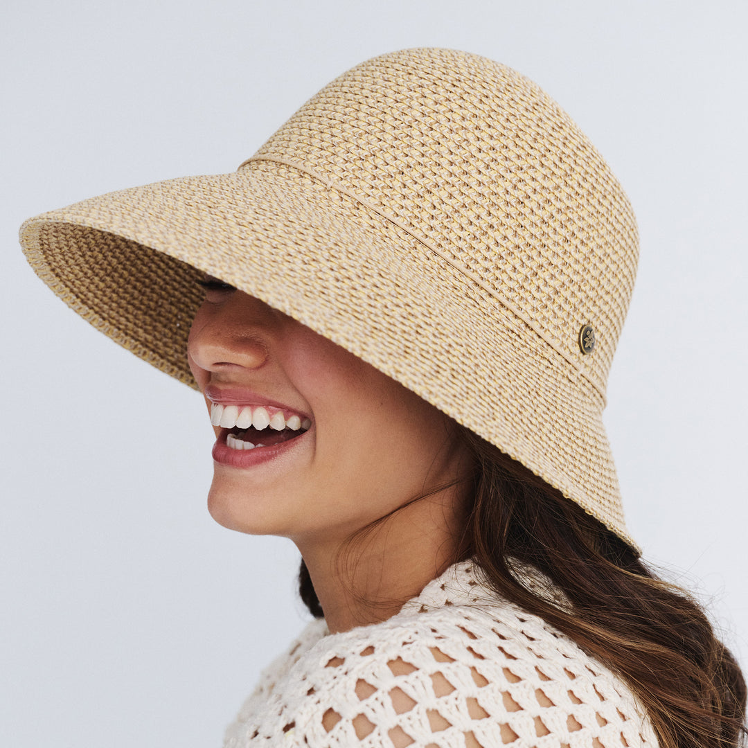 Cancer Council | Ora Bucket Hat - Lifestyle Side | Natural | UPF50+ Protection