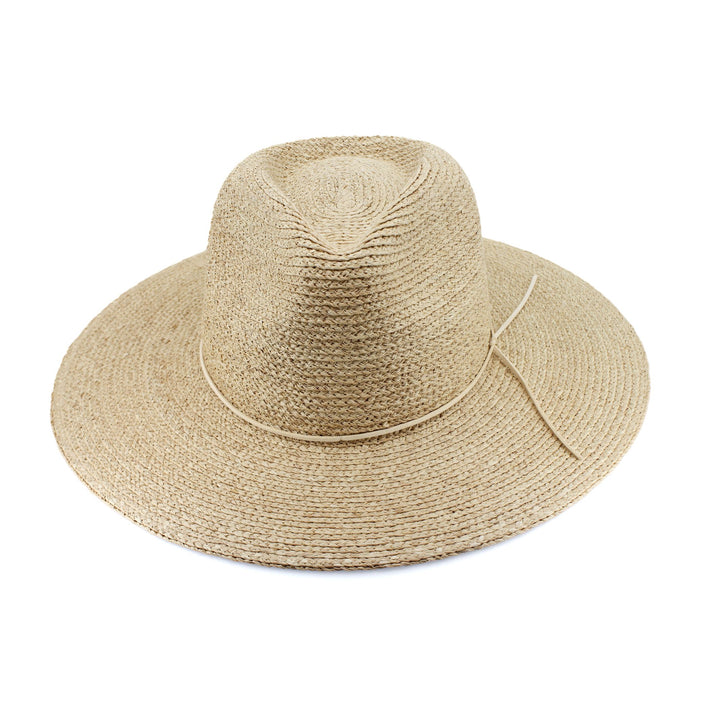Cancer Council | Pamela Fedora Hat - Front | Natural | UPF50+ Protection