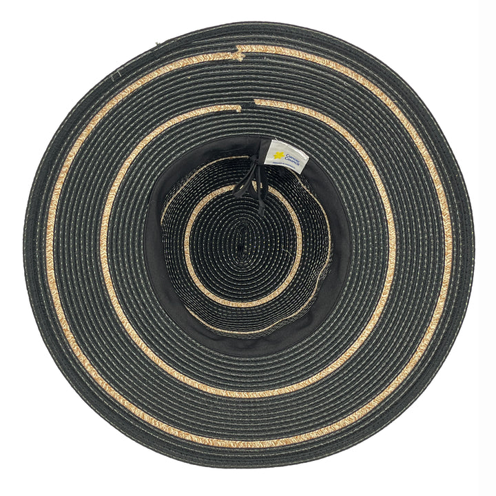 Cancer Council | Mariah Bucket Hat - Under Brim | Black | UPF50+ Protection