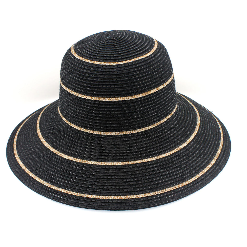 Cancer Council | Mariah Bucket Hat - Front | Black | UPF50+ Protection
