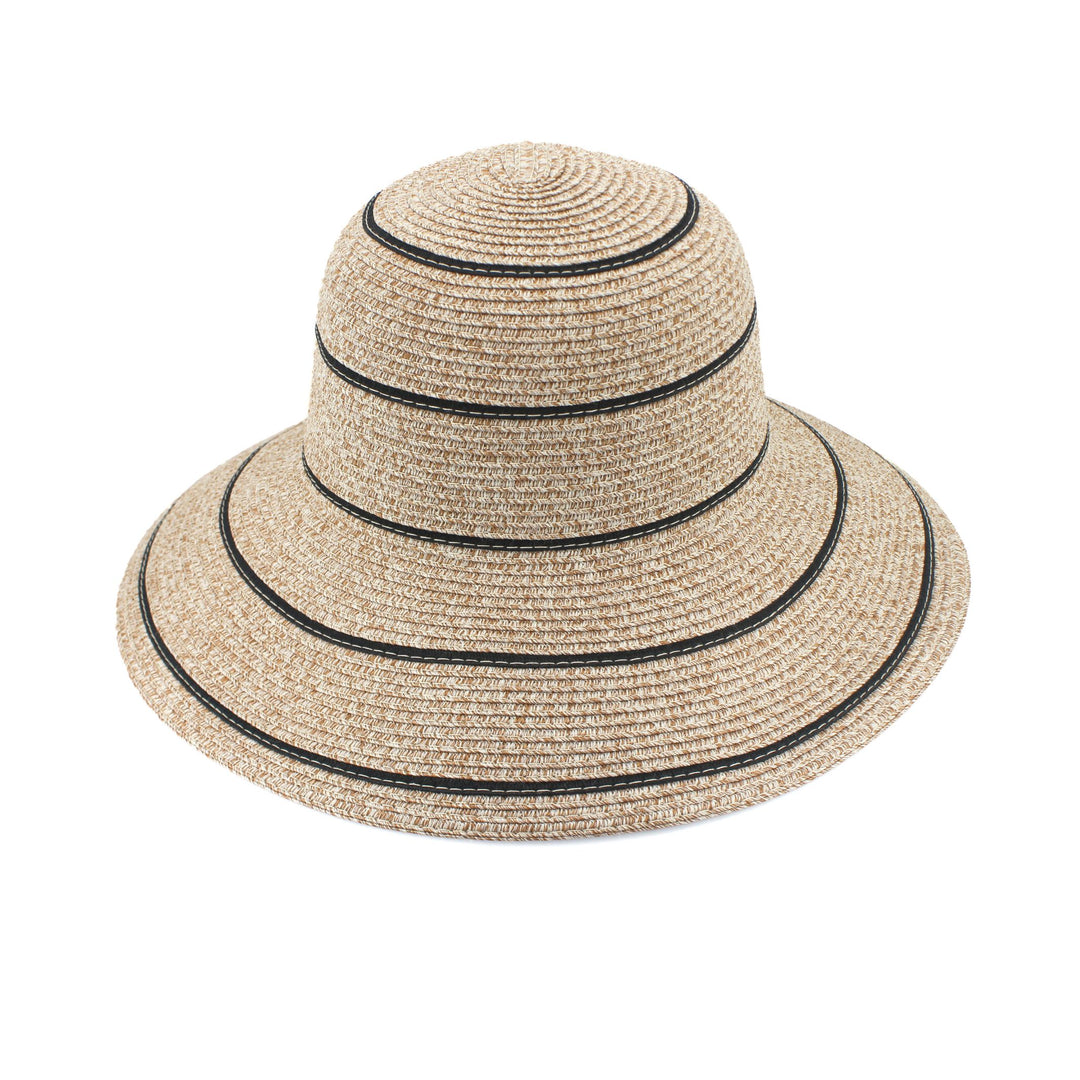 Cancer Council | Mariah Bucket Hat - Front | Mixed Camel | UPF50+ Protection