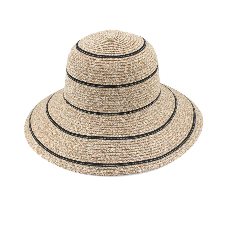 Cancer Council | Mariah Bucket Hat - Front | Mixed Camel | UPF50+ Protection