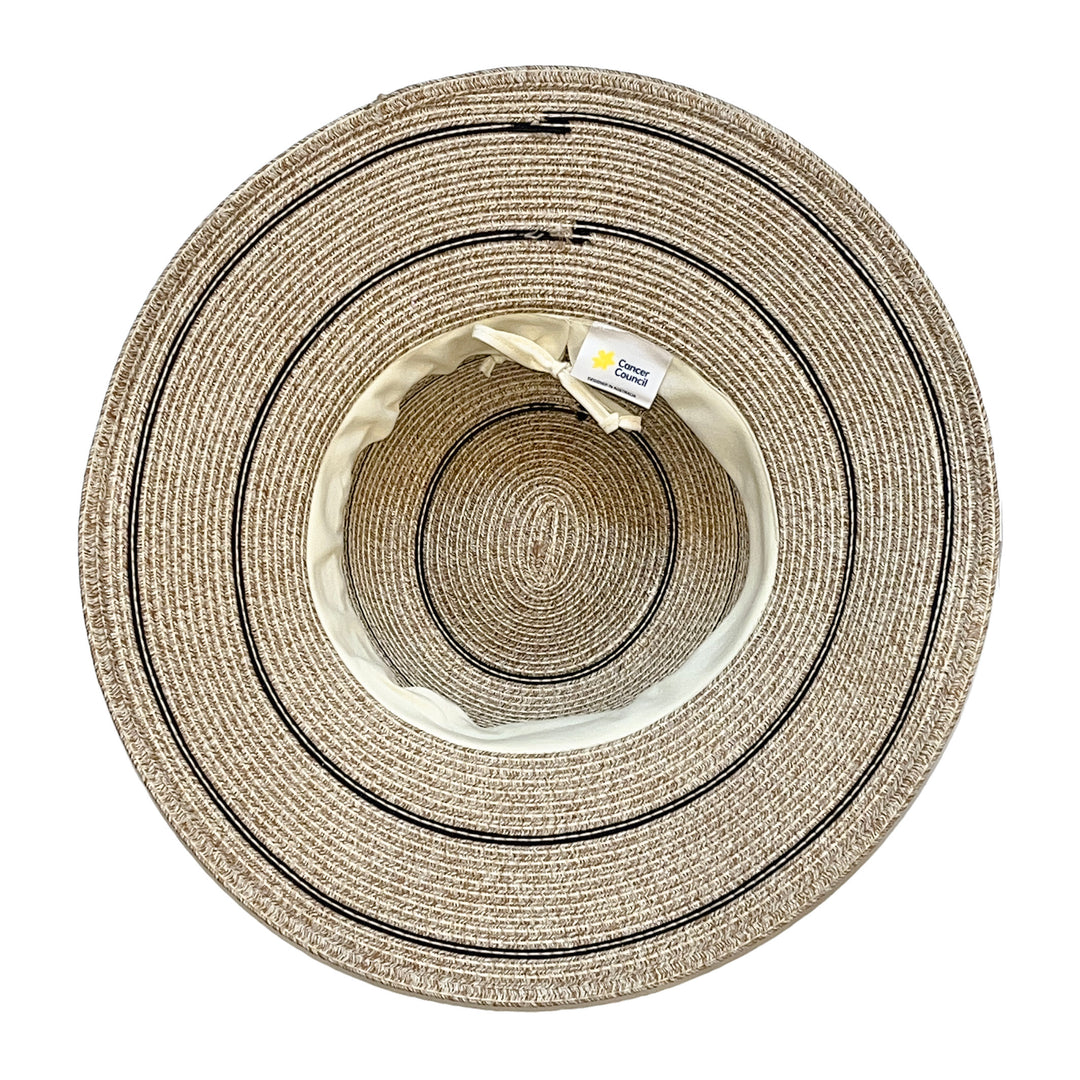 Cancer Council | Mariah Bucket Hat - Under Brim | Mixed Camel | UPF50+ Protection
