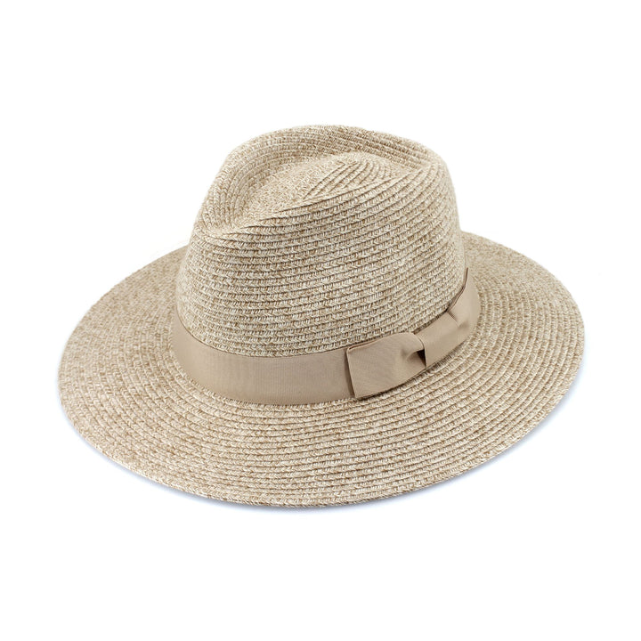 Cancer Council | Sherry Fedora Hat - Angle | Oatmeal | UPF50+ Protection