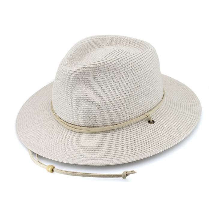 Cancer Council | Jody Fedora Hat - Angle | Ivory | UPF50+ Protection