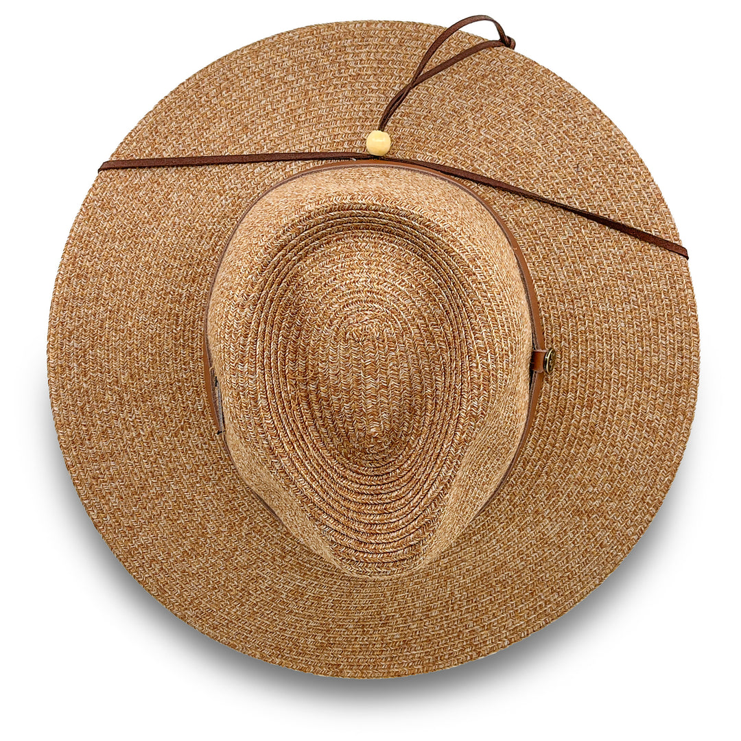 Mitzi Wide Brim Fedora Hat - Cinnamon