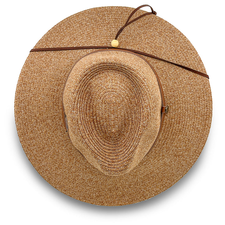 Mitzi Wide Brim Fedora Hat - Cinnamon