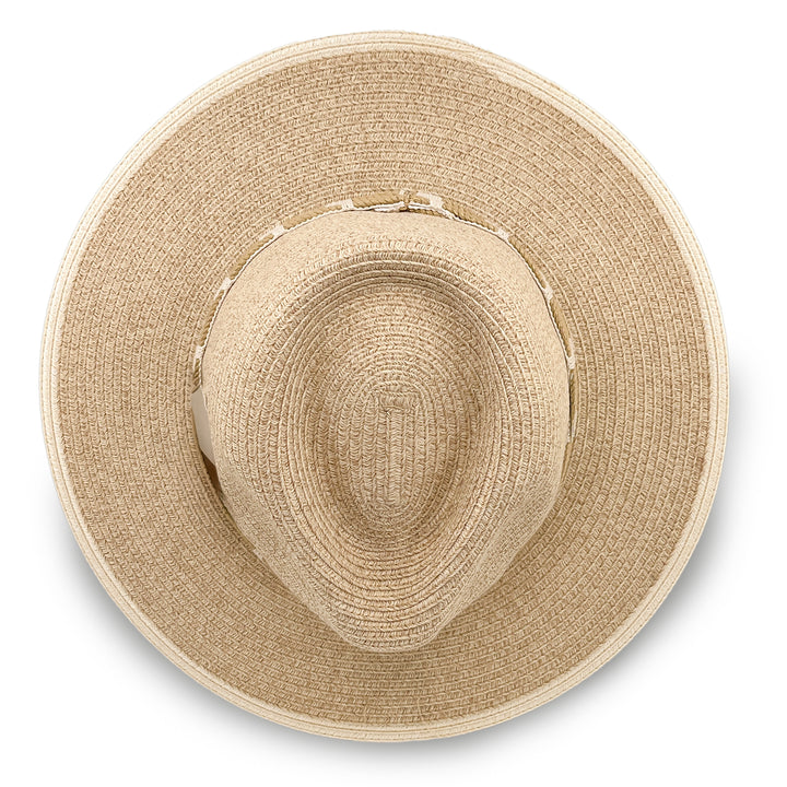 Tessa Fedora Hat - Mixed Camel