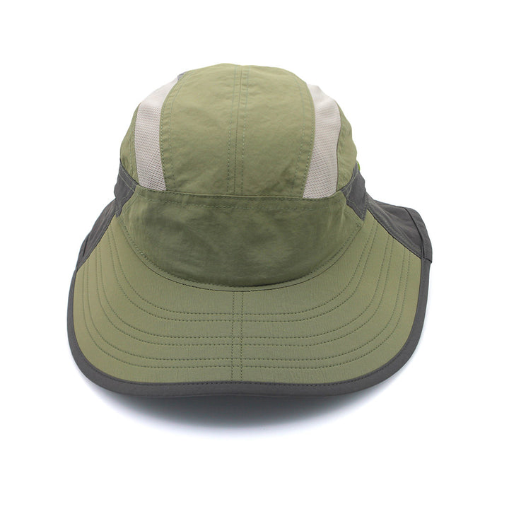 Cancer Council | Dorian Bucket Hat - Front | Green/Charcoal | UPF50+ Protection