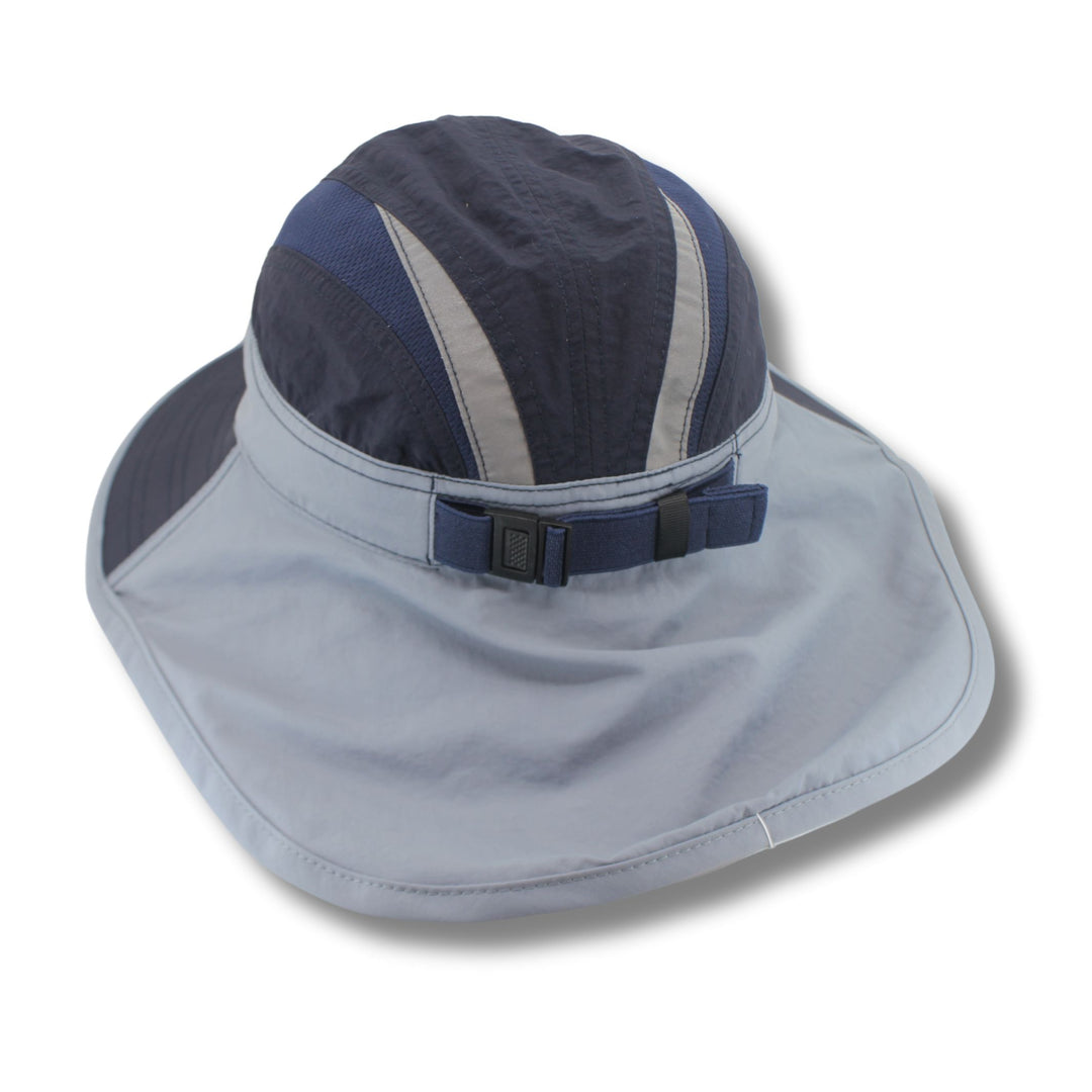 Cancer Council | Dorian Bucket Hat - Back | Blue | UPF50+ Protection