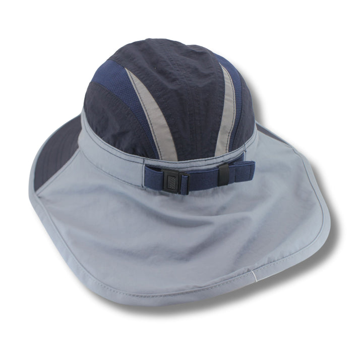 Cancer Council | Dorian Bucket Hat - Back | Blue | UPF50+ Protection
