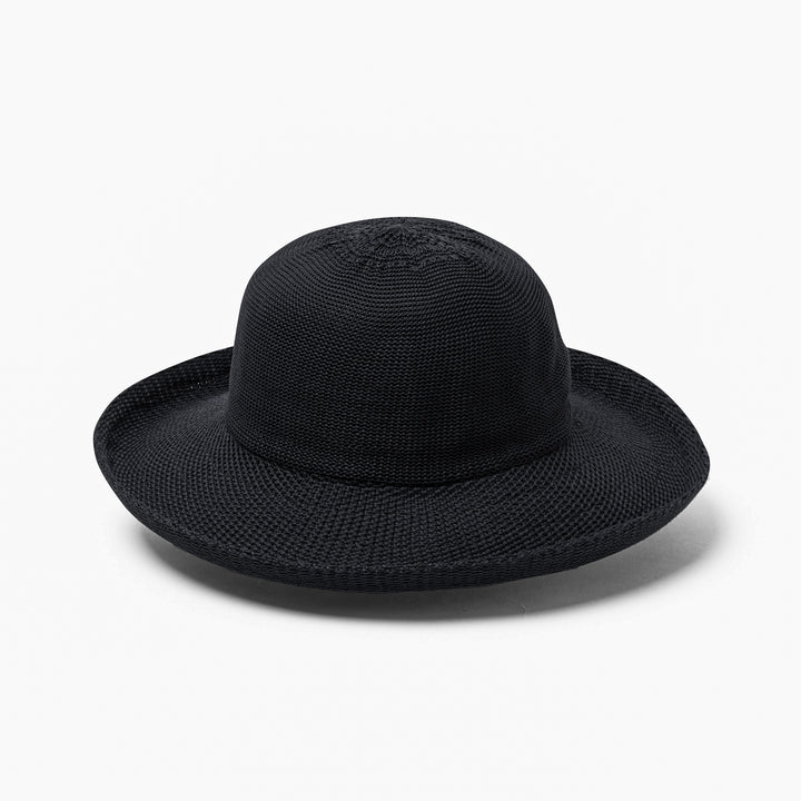 Cancer Council | Classic Breton Hat - Angle | Black | UPF50+ Protection