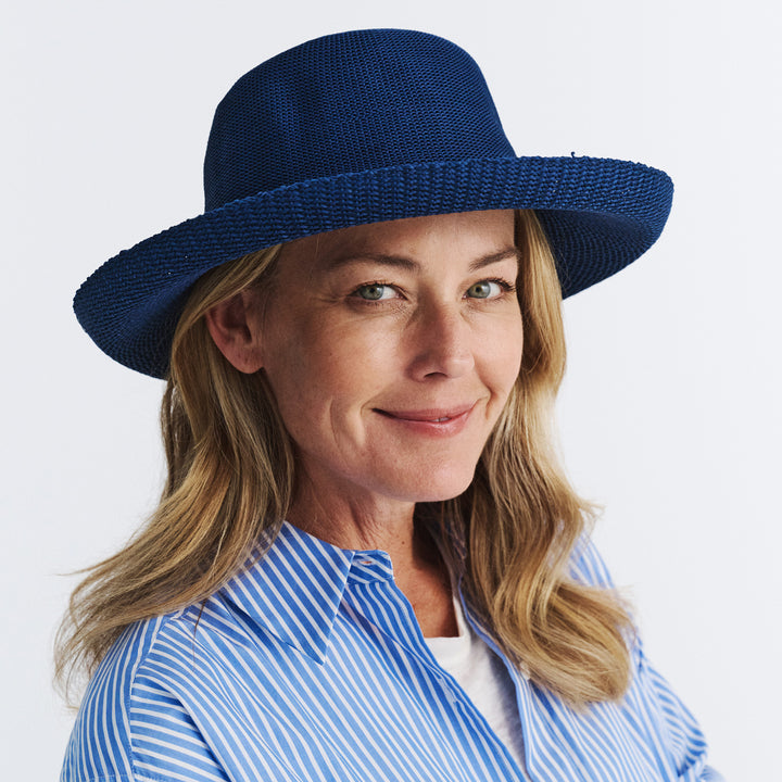 Cancer Council | Classic Breton - Lifestyle | Navy | UPF50+ Protection