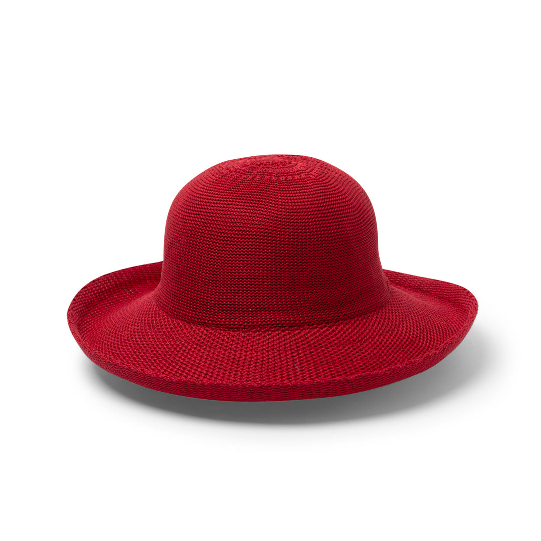 Cancer Council | Classic Breton Hat - Angle | Poppy | UPF50+ Protection