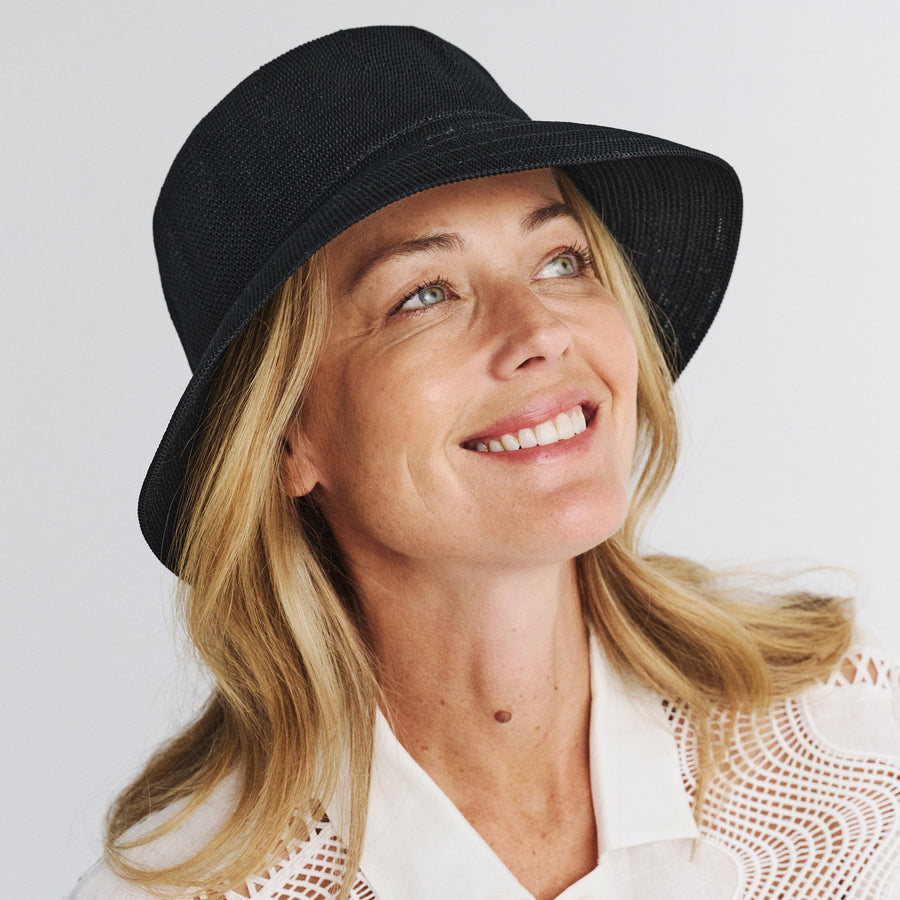 Cancer Council | Tamzin Bucket Hat - Lifestyle | Black | UPF50+ Protection