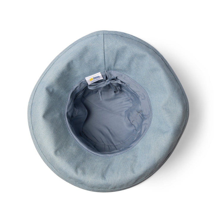 Cancer Council | Essential Traveller Hat - Under Brim | Denim Blue | UPF50+ Protection