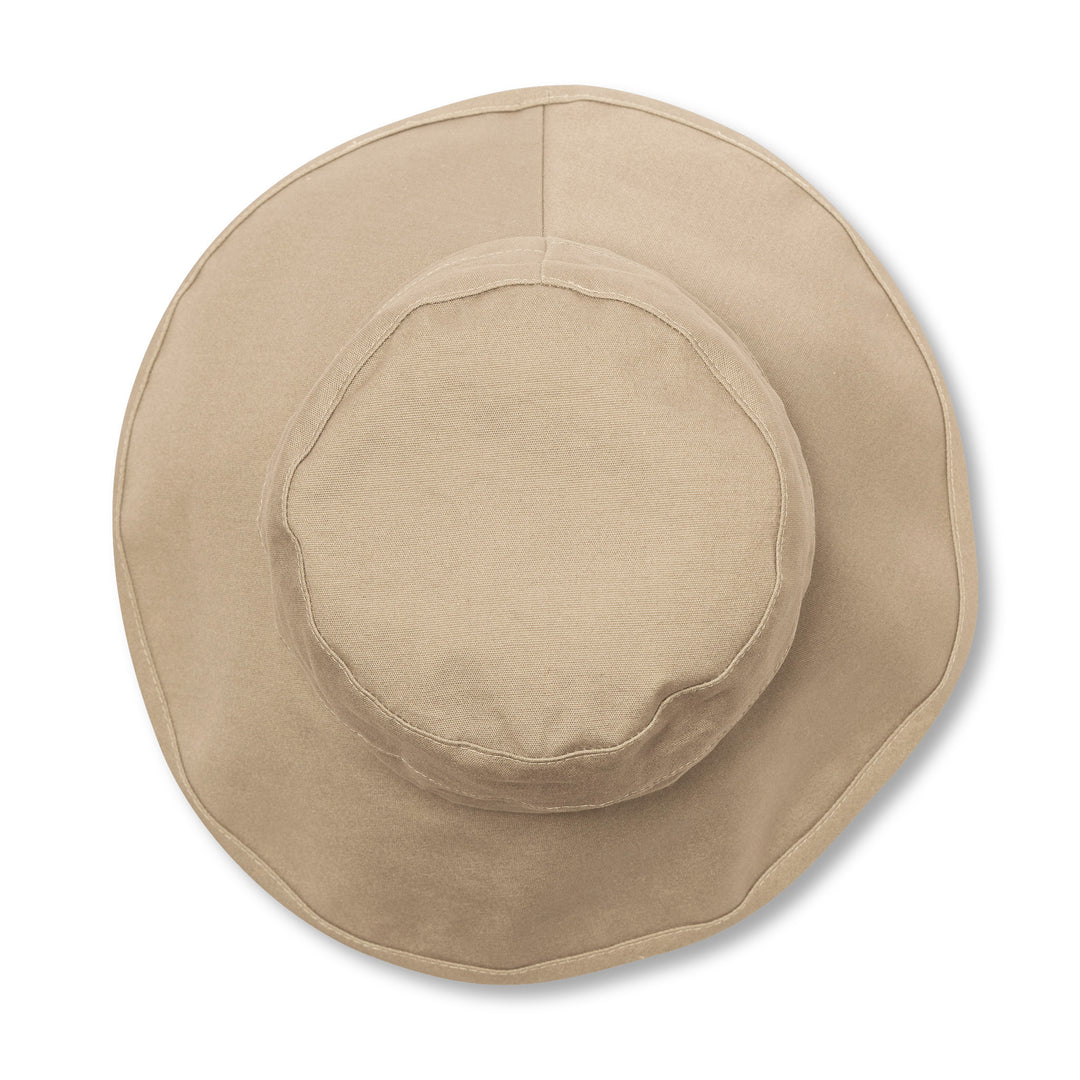 Cancer Council | Essential Traveller Hat - Top | Latte | UPF50+ Protection