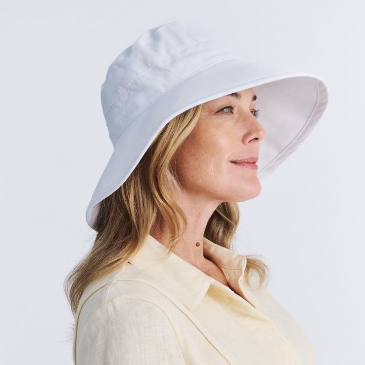 Cancer Council | Essential Traveller Hat - Lifestyle | White | UPF50+ Protection