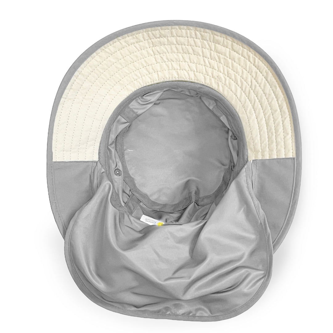 Cancer Council | Marvin Bucket Hat - Flap | Grey | UPF50+ Protection
