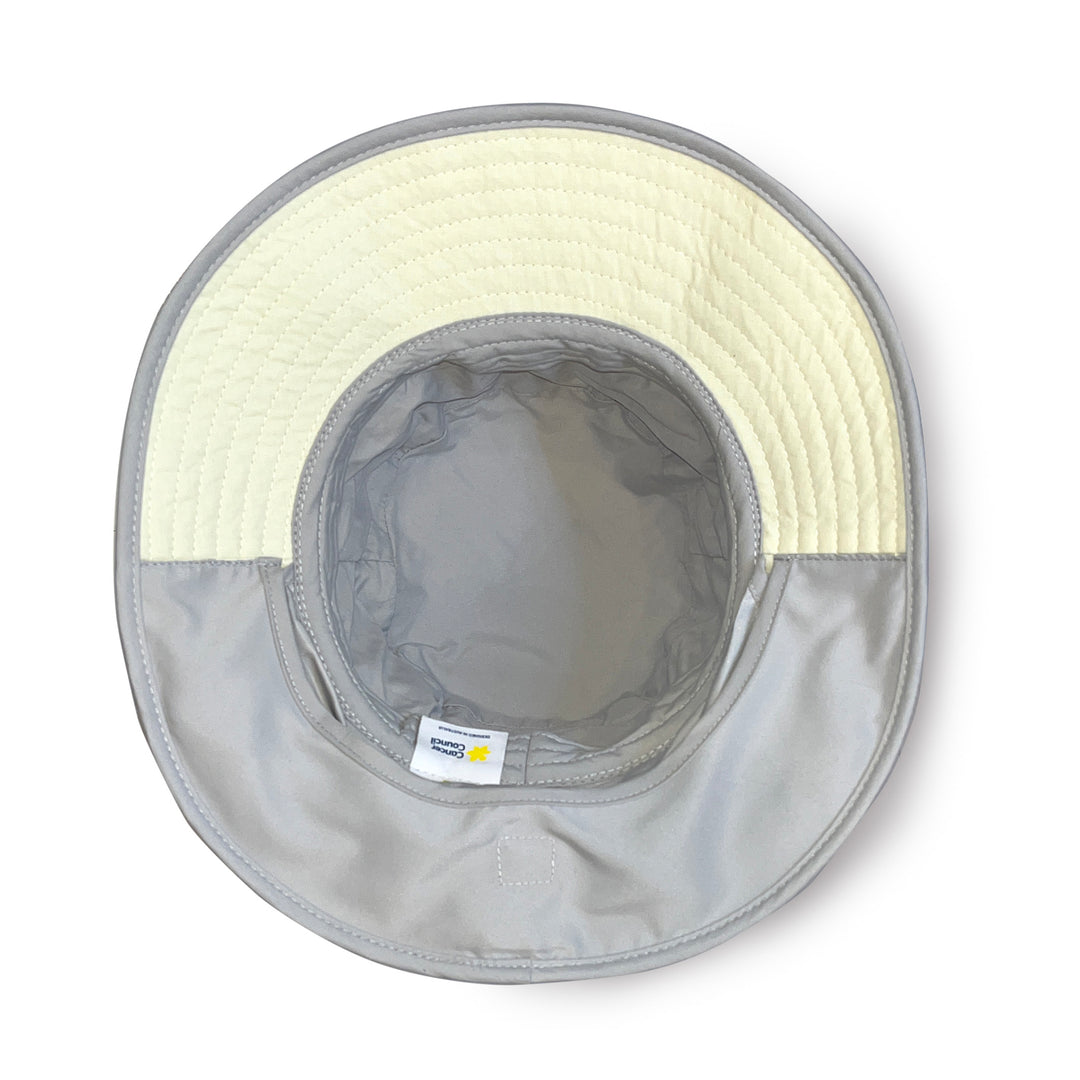 Cancer Council | Marvin Bucket Hat - Under Brim | Grey | UPF50+ Protection