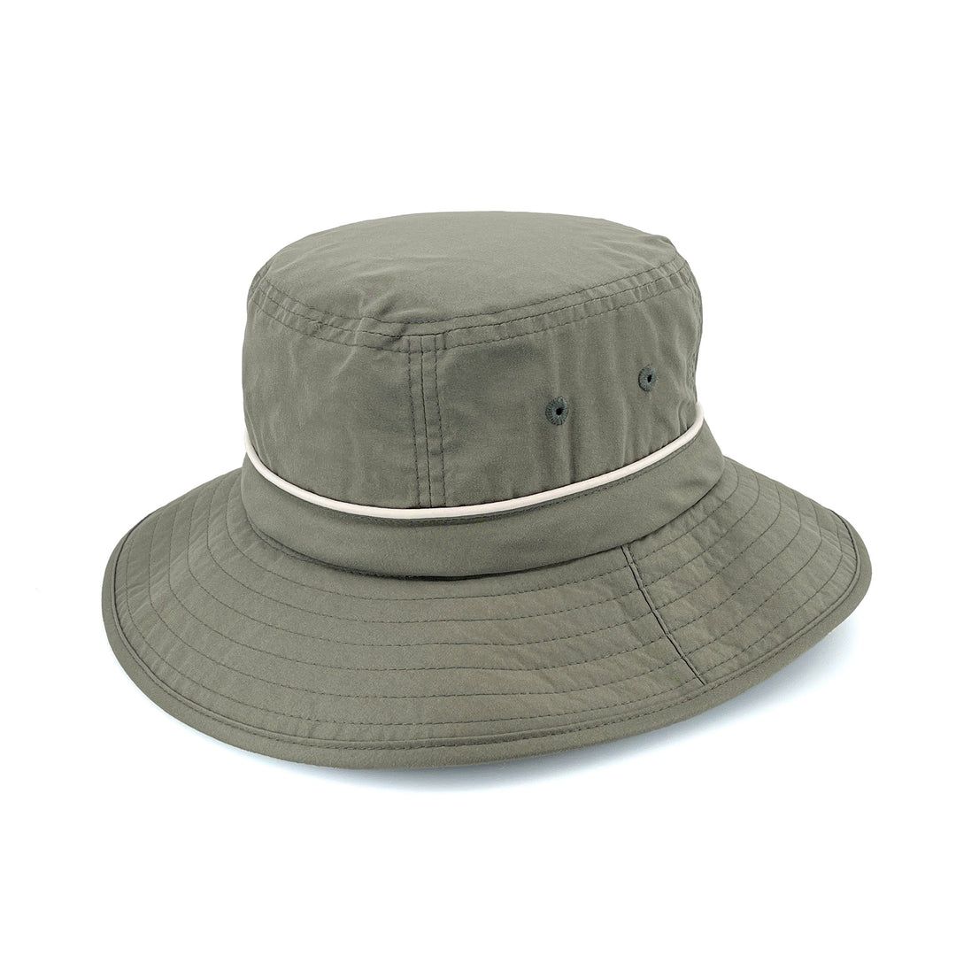 Cancer Council | Marvin Bucket Hat - Angle | Khaki | UPF50+ Protection