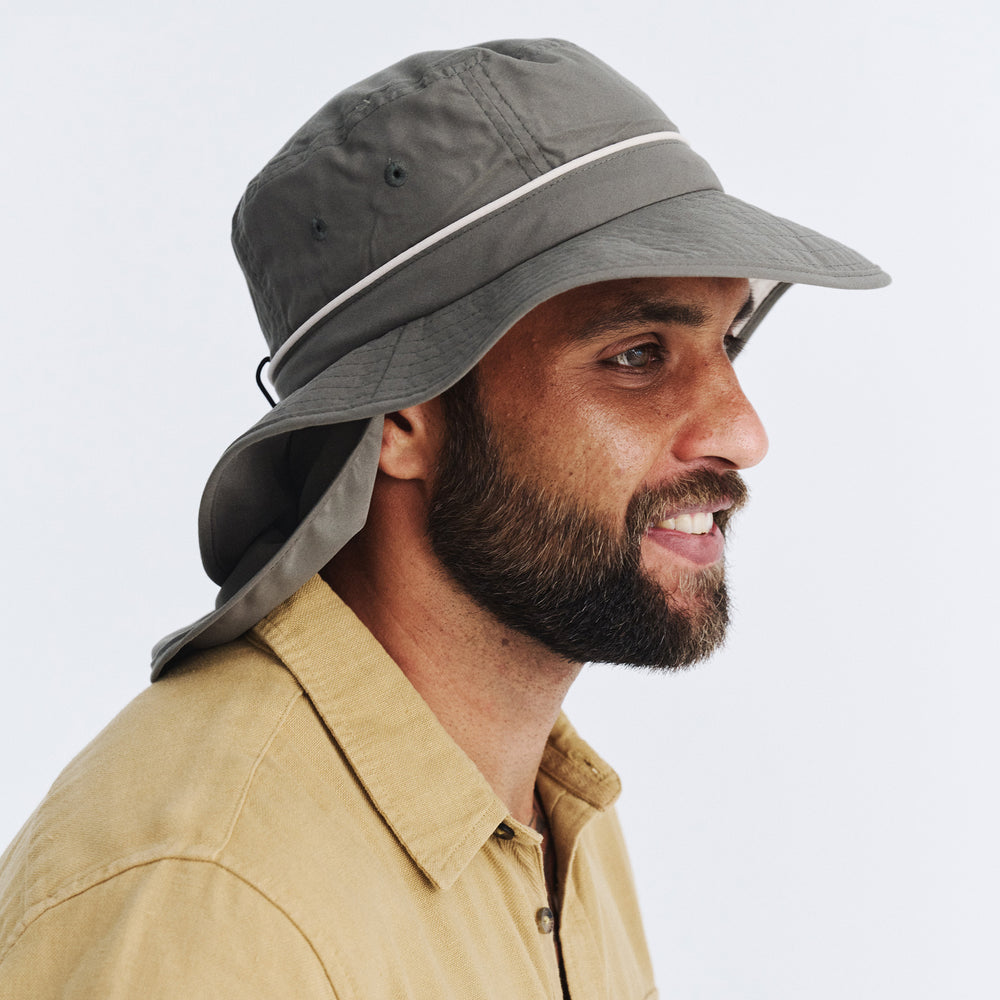 Cancer Council | Marvin Bucket Hat - Lifestyle Side | Khaki | UPF50+ Protection