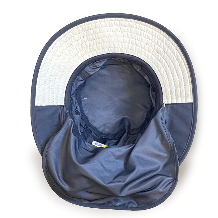 Cancer Council | Marvin Bucket Hat - Flap | Navy | UPF50+ Protection