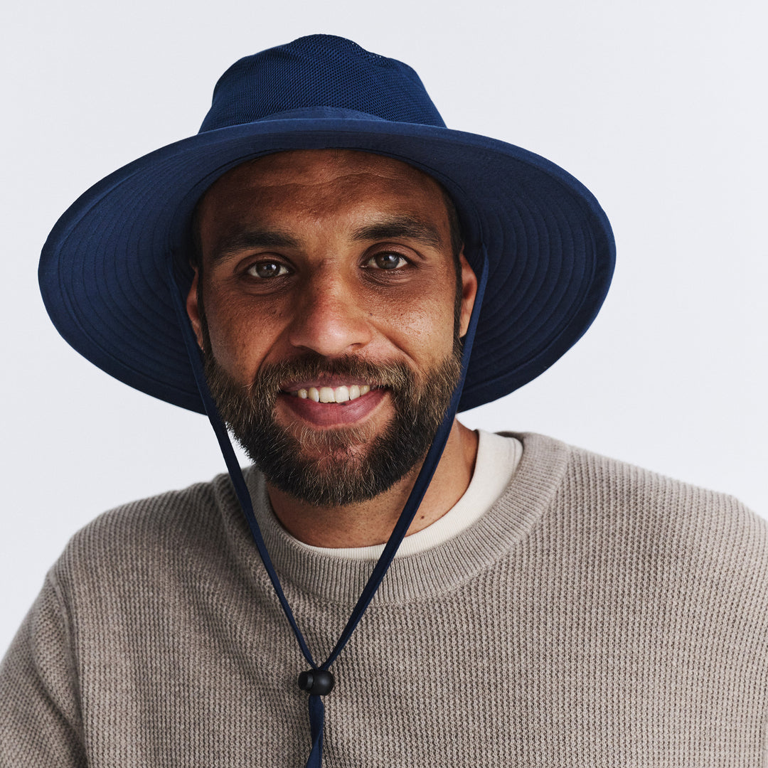 Cancer Council | Cool Comfort Hat - Lifestyle Front | Navy | UPF50+ Protection