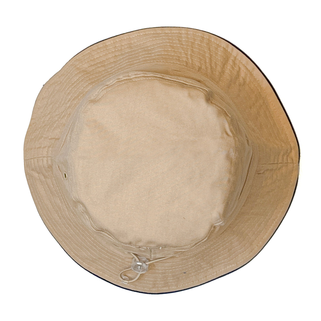 Cancer Council | Jester Bucket Hat - Top | Khaki/Navy | UPF50+ Protection