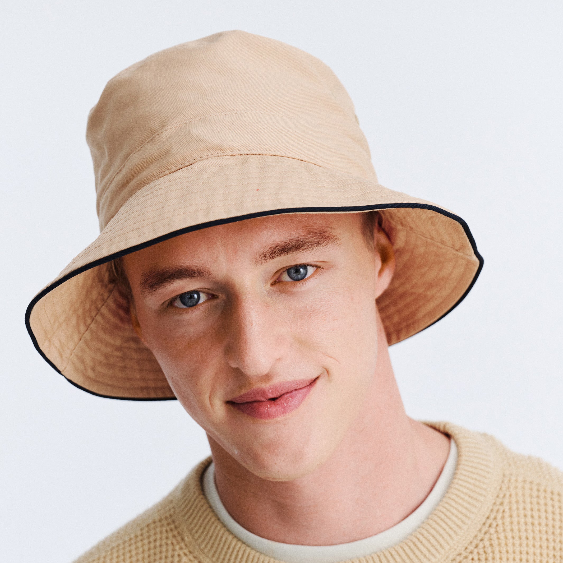 Jester Bucket Hat - Khaki/Navy – Cancer Council Shop